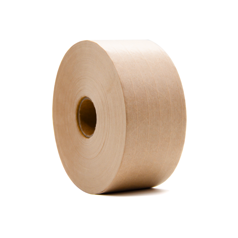 KN-3150R Natural Recycled Reinforced Water Activated Kraft Paper Tape