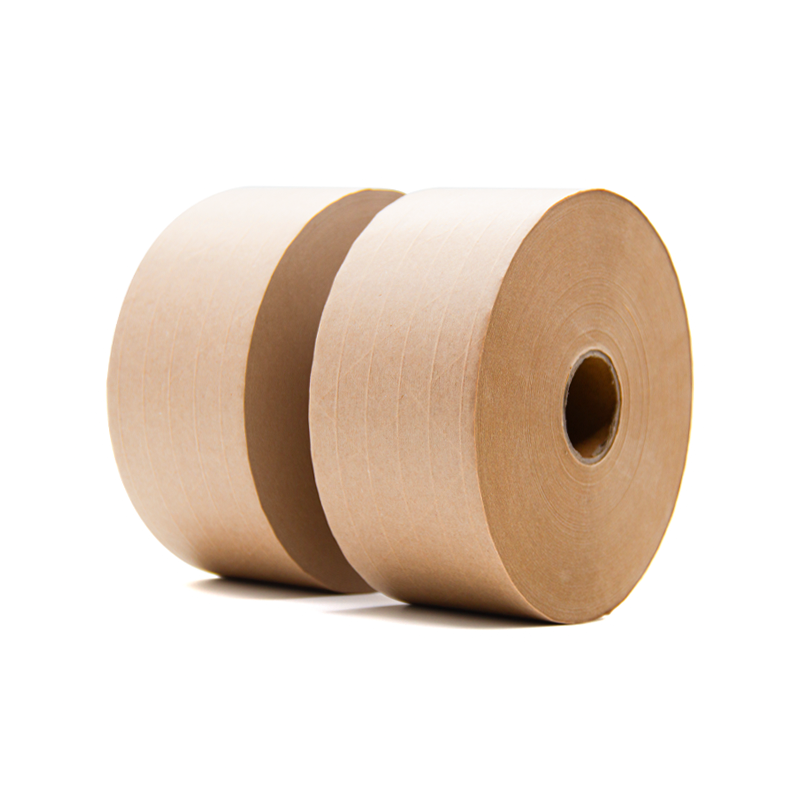KN-3150R Natural Recycled Reinforced Water Activated Kraft Paper Tape