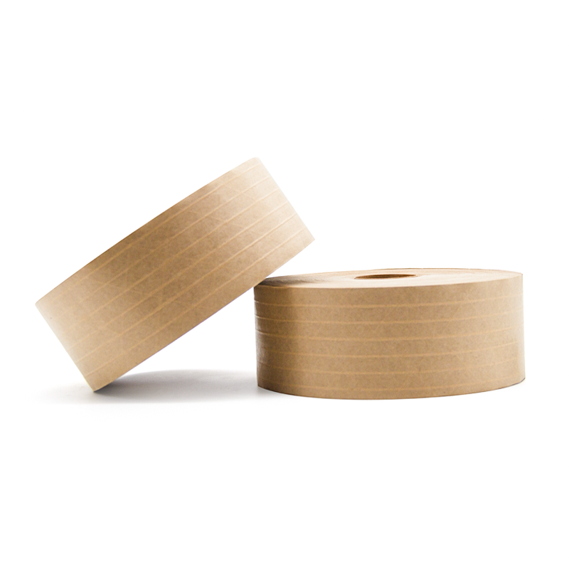 KN-37120E 100% Degradable Reinforced Water Activated Kraft Paper Tape