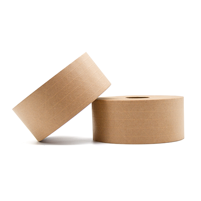 KN-3150R Natural Recycled Reinforced Water Activated Kraft Paper Tape