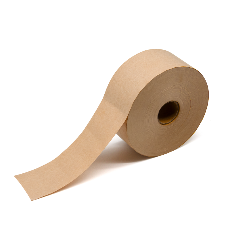 KN-3150R Natural Recycled Reinforced Water Activated Kraft Paper Tape