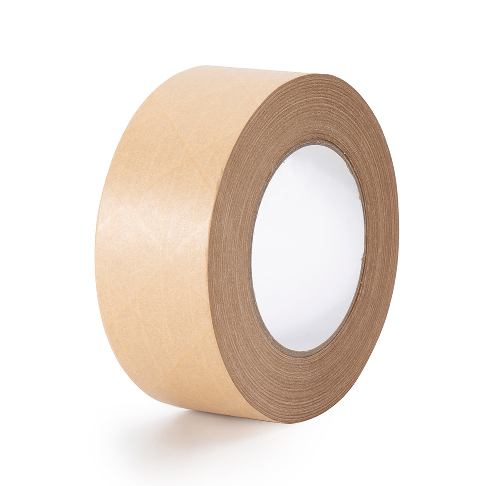 Young Arrow Eco Friendly Paper Adhesive Tape 2inch x 50  meter Brown Paper Tape, Strong Adhesive Paper Tape for Packaging, Photo  framing tape 2 Pcs (Manual) - Brown Paper Tape