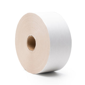 KN-3151 White/Natural Reinforced Water Activated Gummed Paper Tape