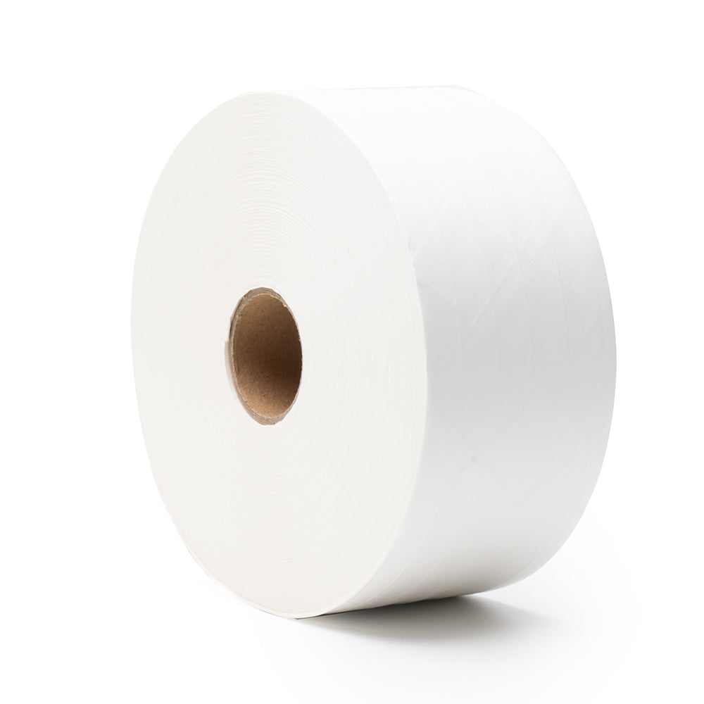 KN-3152 White/White Reinforced Water Activated Kraft Paper Tape