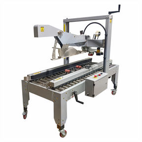 BOPP Tape Semi-Automatic Flap Folding Case Sealer