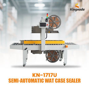 KN-1717U Semi-Automatic Water-Activated Tape Case Sealer