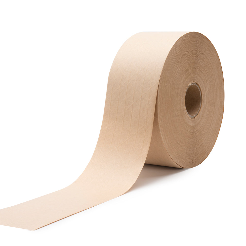 KN-3160E 100% Degradable  Reinforced Water Activated Gummed Paper Tape